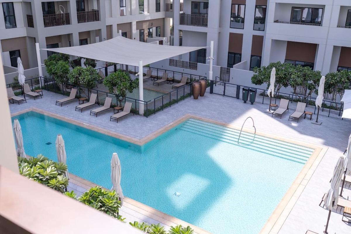 Elegant 4-Bedroom Apartment Perfect For Families In Dubai Creek Harbour Buitenkant foto