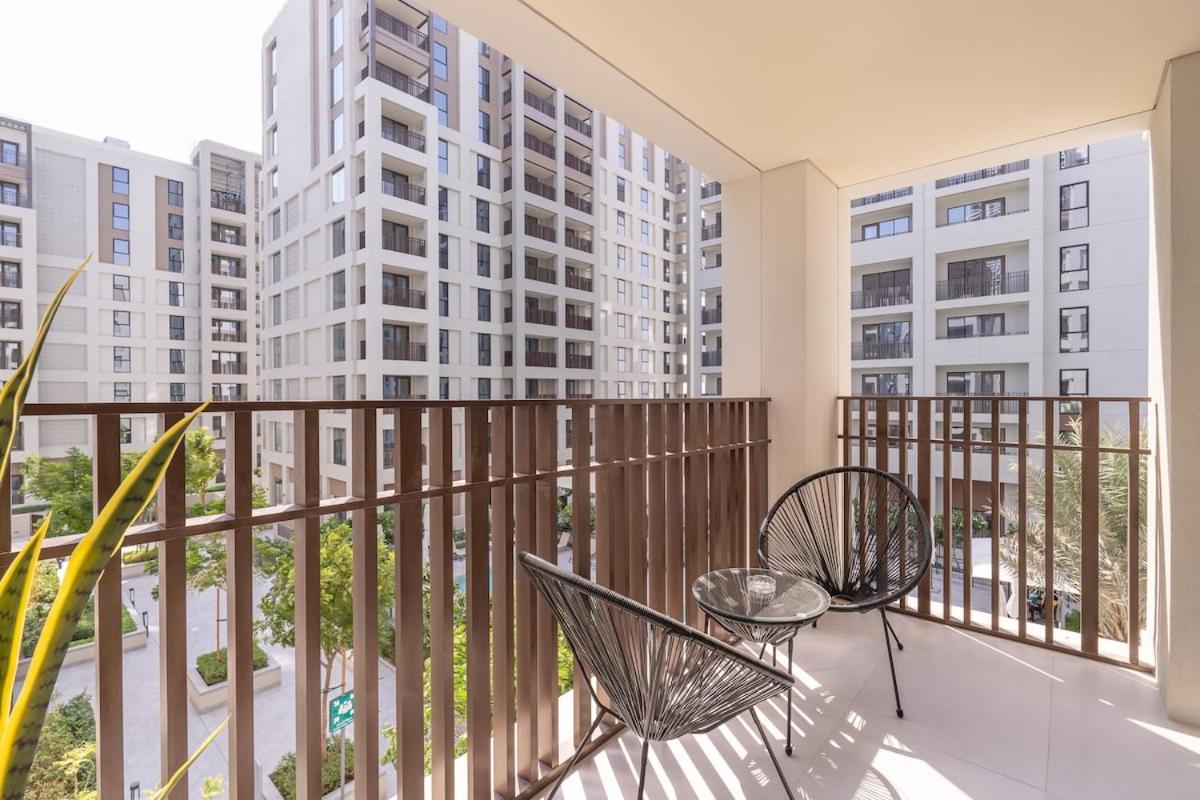Elegant 4-Bedroom Apartment Perfect For Families In Dubai Creek Harbour Buitenkant foto