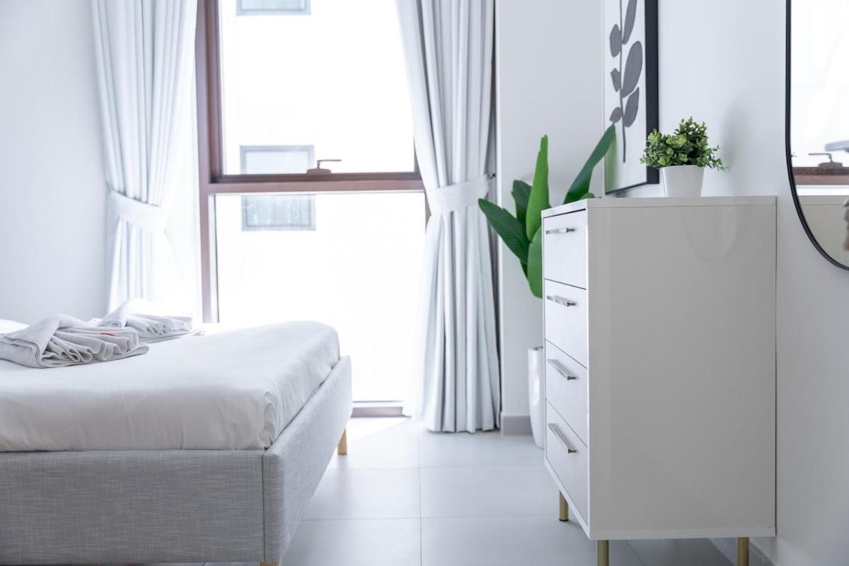 Elegant 4-Bedroom Apartment Perfect For Families In Dubai Creek Harbour Buitenkant foto