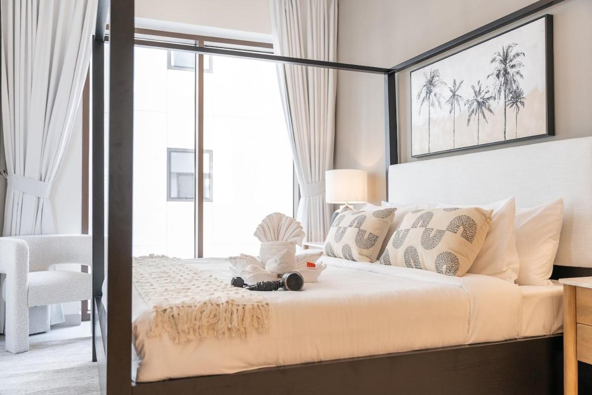 Elegant 4-Bedroom Apartment Perfect For Families In Dubai Creek Harbour Buitenkant foto