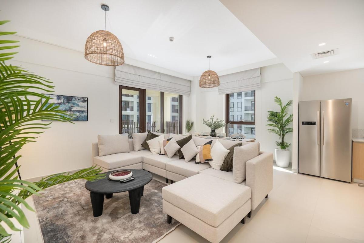 Elegant 4-Bedroom Apartment Perfect For Families In Dubai Creek Harbour Buitenkant foto